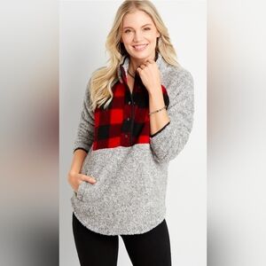 ❤️‍🔥Woman Size M Maurices Sherpa Pullover Sweatshirt❤️‍🔥